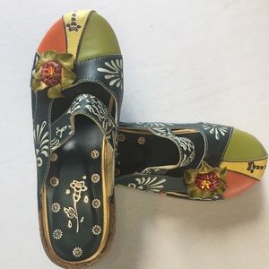 Socofy Vintage Flat Leather Shoes Size 42 (11)